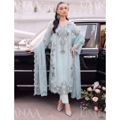 UA-297 Embroidered Luxury Chiffon Collection | Umnaa
