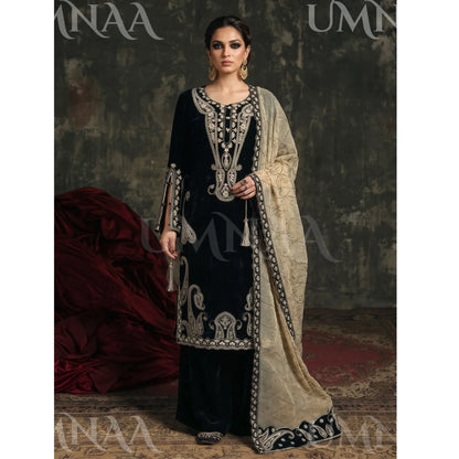 UA-308 Embroidered Velvet Collection by Umnaa