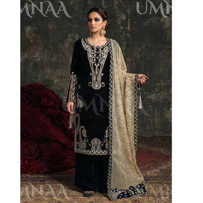 UA-308 Embroidered Velvet Collection by Umnaa