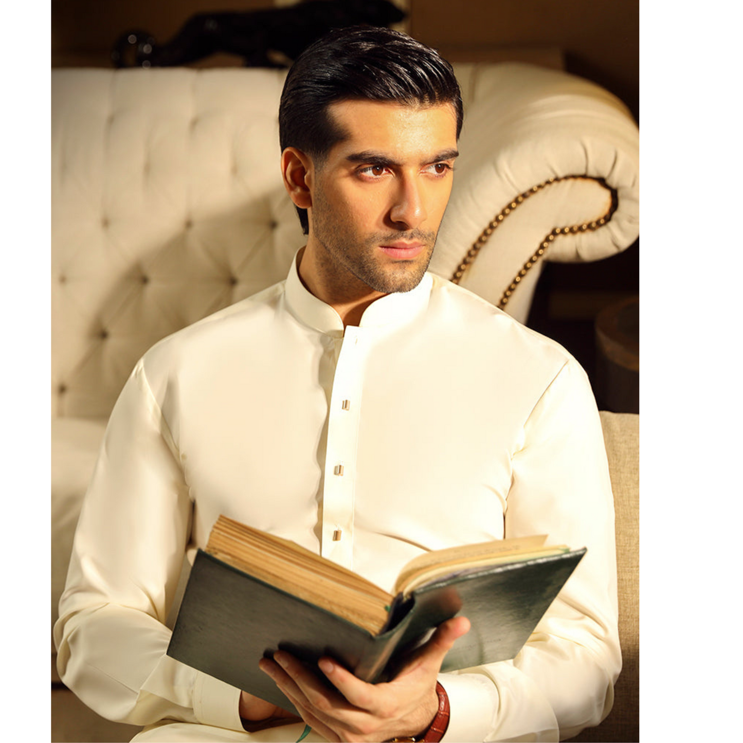 2 Pc Mens Shalwar kameez Collection-Asim Jofa
