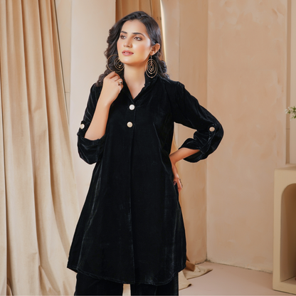 UMS-46 Velvet Co-Ords set by Simrans | Ready to Wear | Asian Clothes