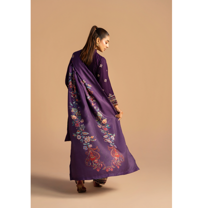 RA-25 Embroidered Dhanak Collection by Raniya.h