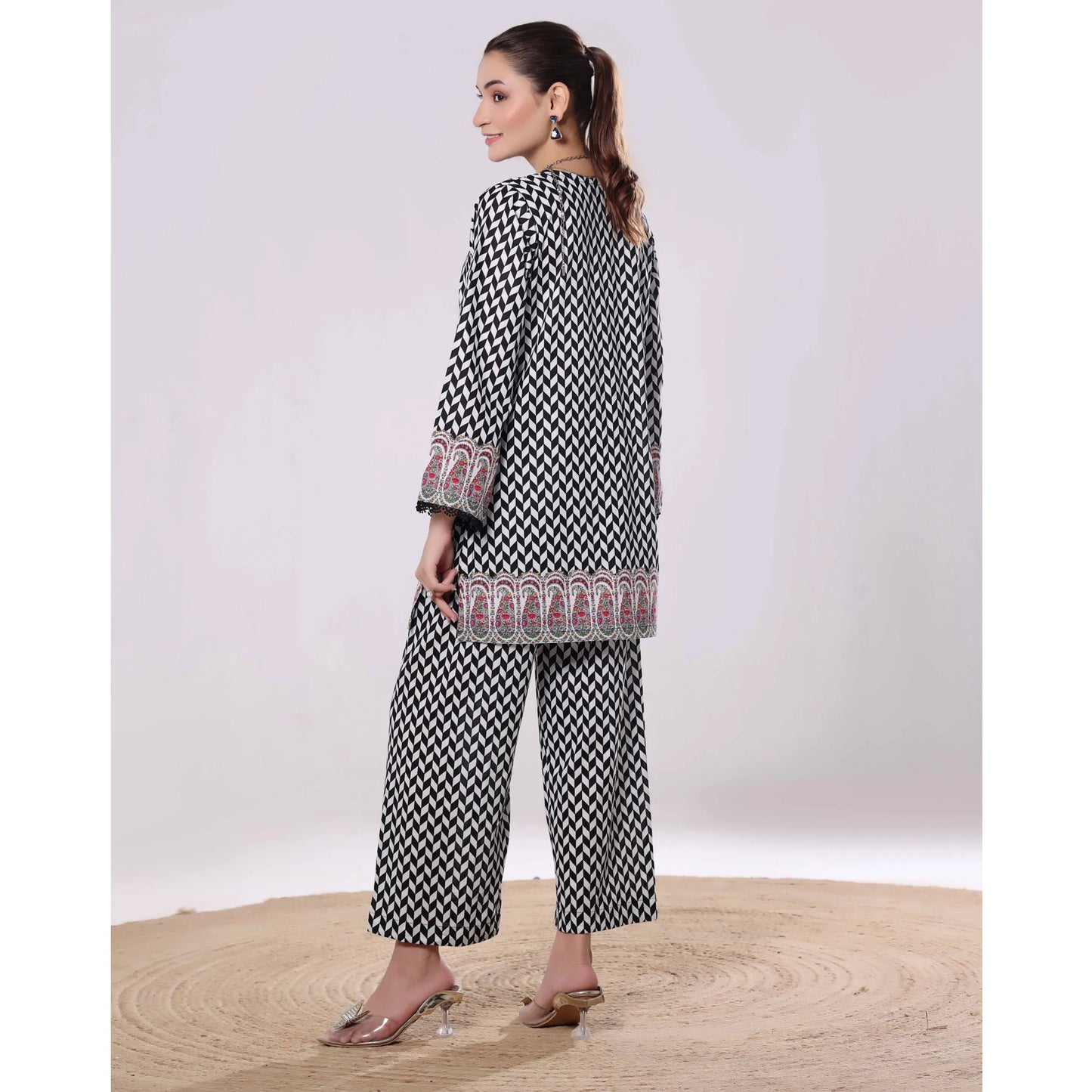 USN-18 Daily Pret Vol'8 Printed Lawn Co-Ords Set by Saphron