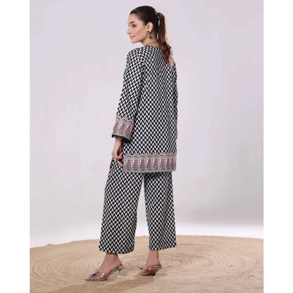 USN-18 Daily Pret Vol'8 Printed Lawn Co-Ords Set by Saphron