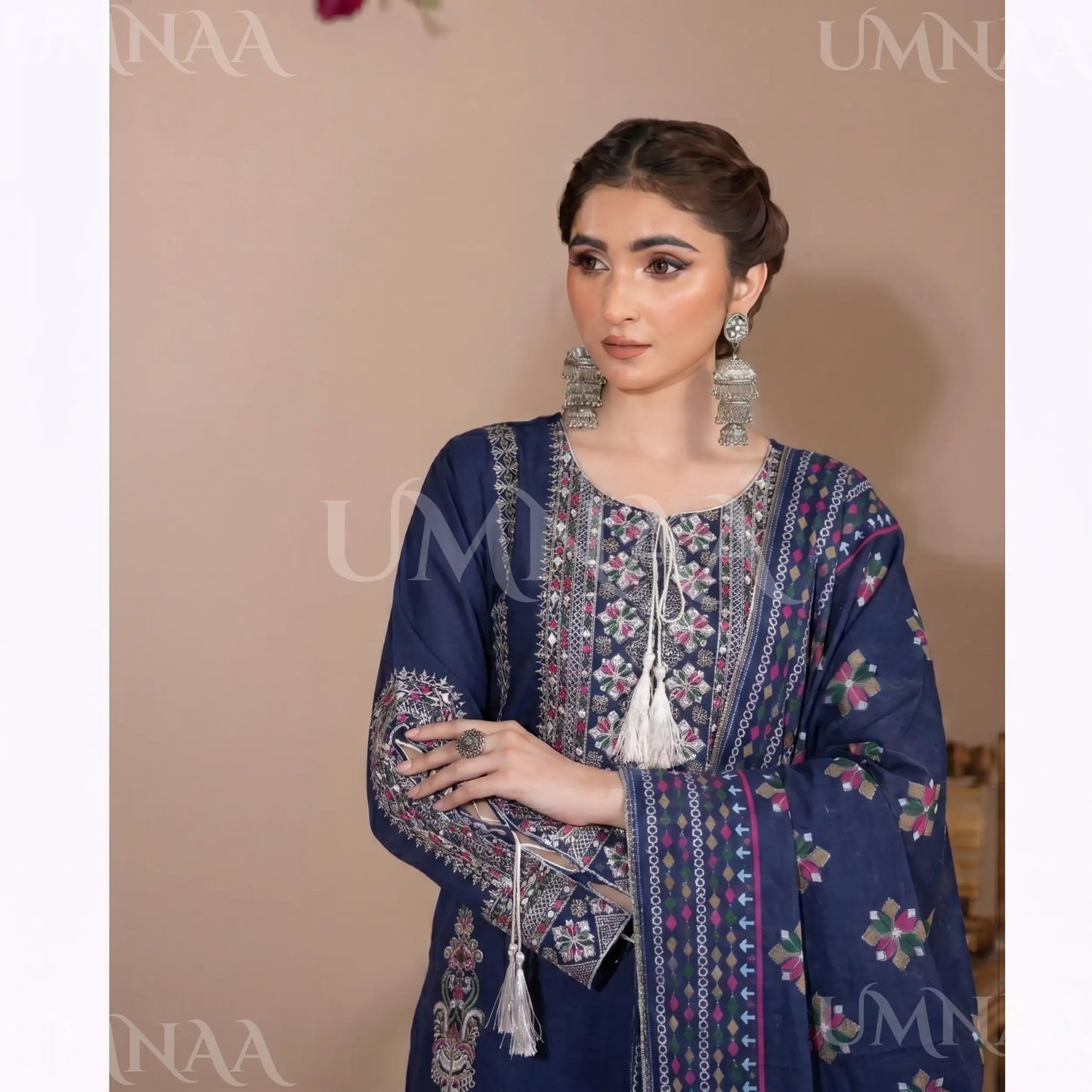 UA-195 Embroidered Cotton Collection by Umnaa | Ready to Wear Pakistani Asian Clothing Regular price£44.99 GBP