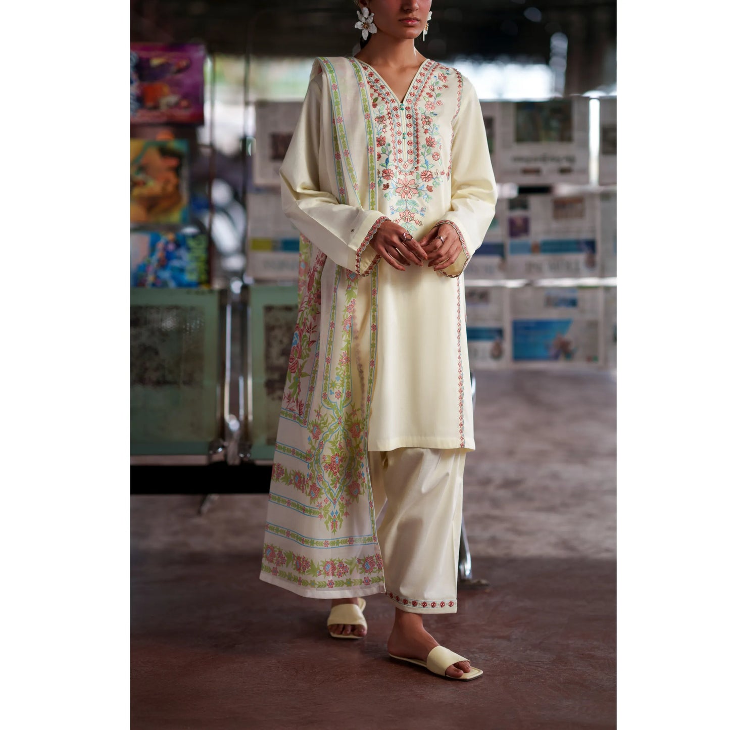 UCA-40 Summer Travels Embroidered Cotton Collection by Casuallite | Ready to Wear Pakistani Asian clothes