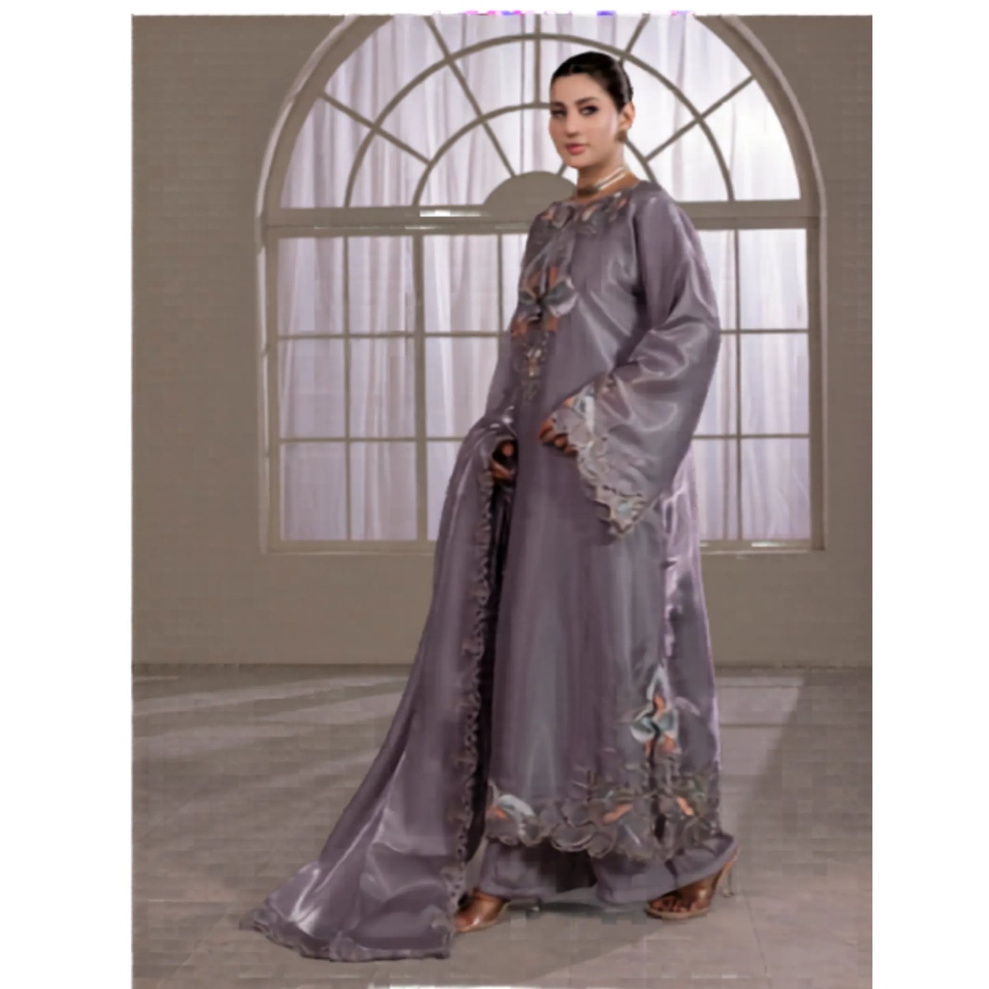 UA-203 Embroidered Festive kaftan Silk Collection by Umnaa | Pakistani Trendy Kaftan Asian Clothing