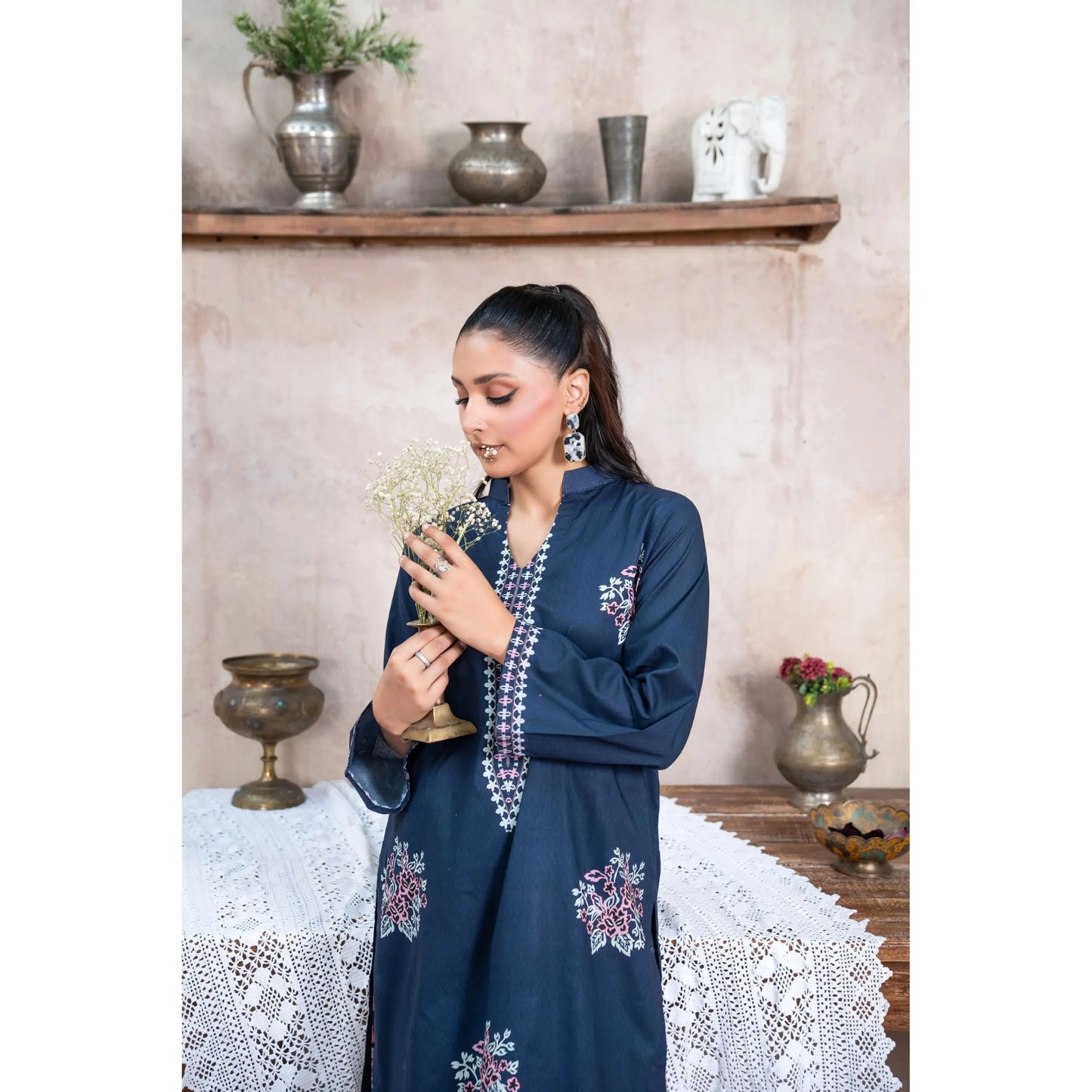 UMRZ-64 "Reat" by Rangz Embroidered Lawn Co Ord set collection| Ready to Wear Pakistani Asian clothes
