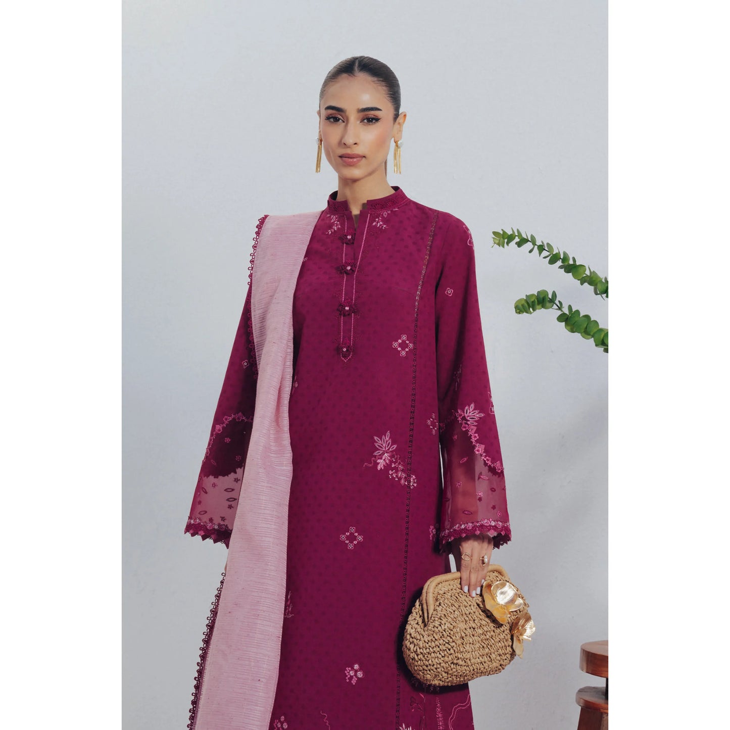 UQR-01 Qalamkar Basic Pret 26" Summer Collection | Ready to Wear Asian clothes