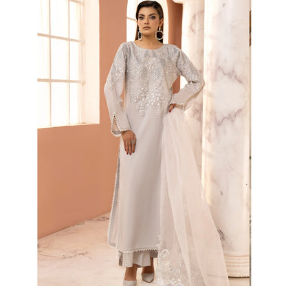 UMS-68 Florence Embroidered Visocse 3 pc Collection | Simrans