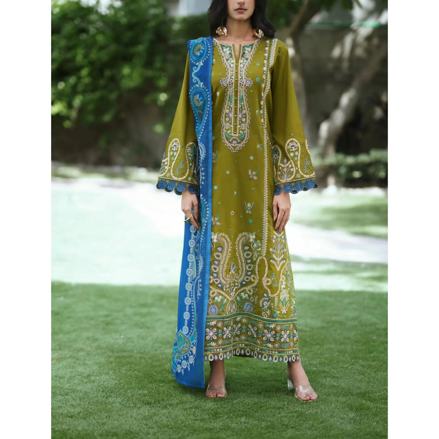 UCA-48 "Breath" Embroidered Cotton Lawn Collection | Casuallite