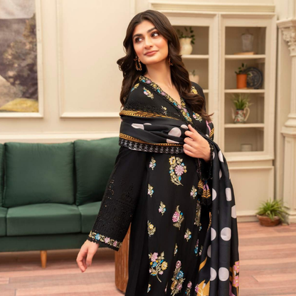 3 Pc Ready to Wear Embroidered Collection | Karma Collection | UMKC01001