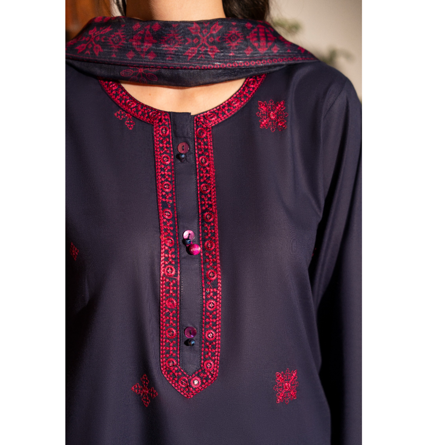 UCA-24 "Saavan" Premium Cotton Embroidered Collection by Casuallite