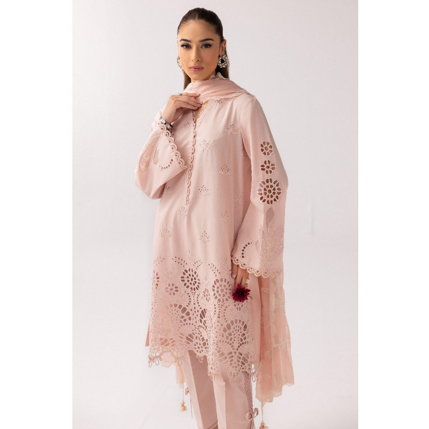 3 Pc Festive Embroidered Collection  | Ready to Wear | Qalamkar