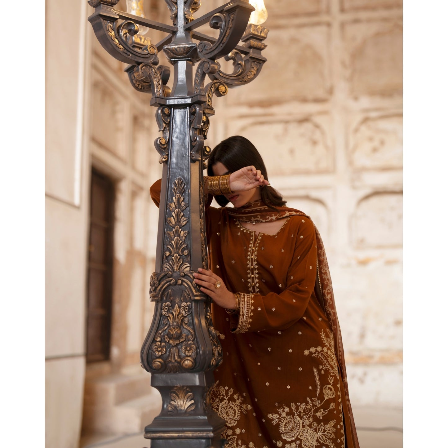 UCA-35 Darbar Festive Drop Embroidered Collection by Casuallite