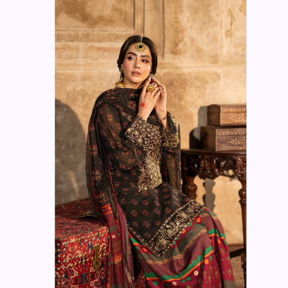 "AURA" Embroidered Georgette Collection by Karma Collection