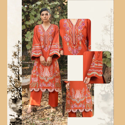 UTT-17 Eid Glow by Traditional Thread Viscose 2 Pc Collection