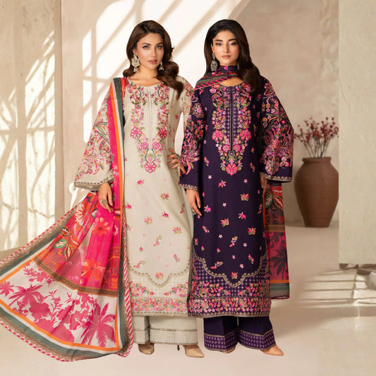 KC-1562 "Ferisha" Embroidered Festive Collection by Karma Collection