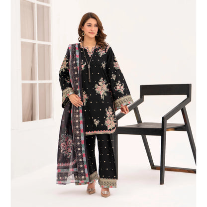 UA-216 Embroidered Cambric Cotton Collection by Umnaa | Ready to Wear Pakistani Asian clothes