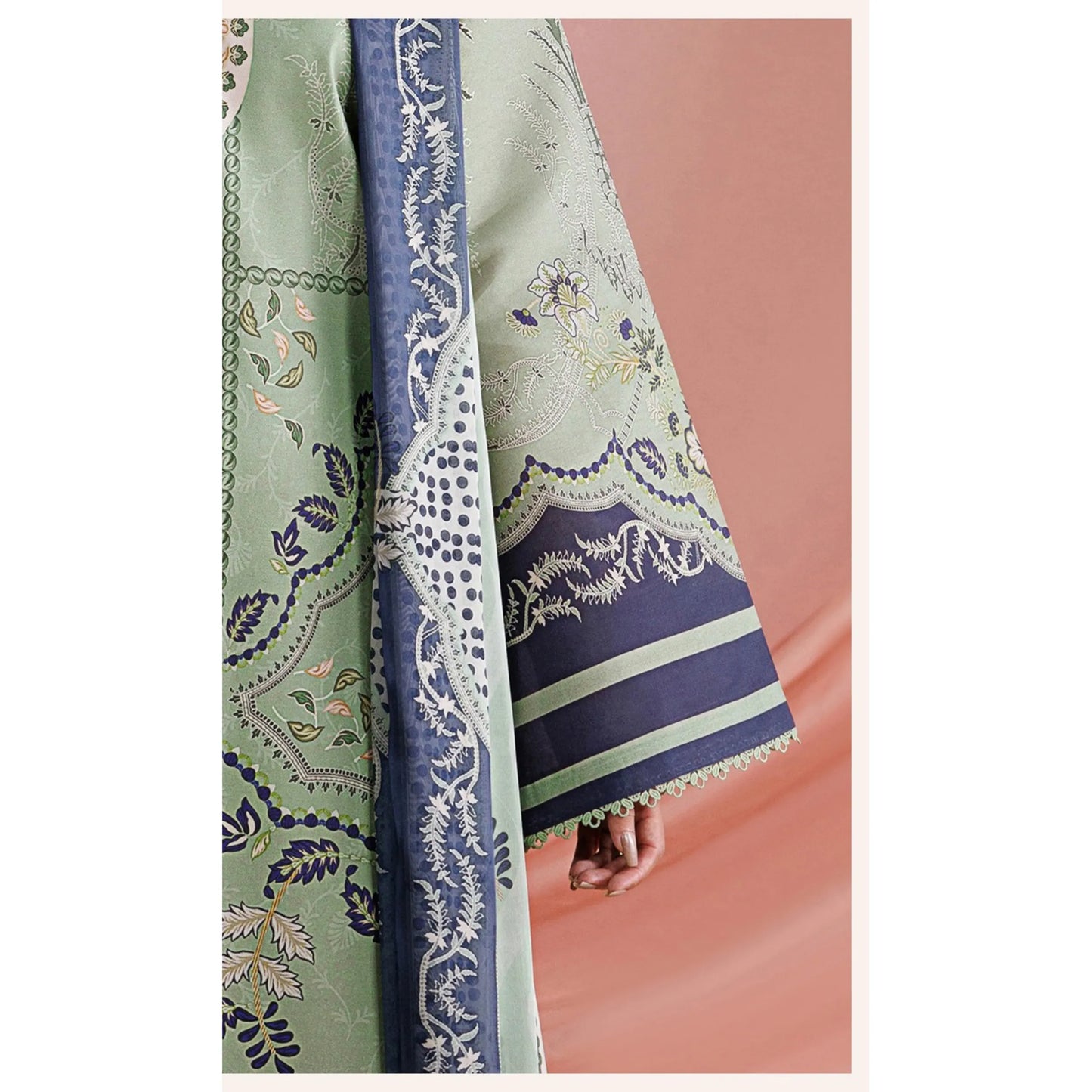 UE-02 "Printed Essential" by Esra Fashion Summer Printed Lawn 3 Piece Collection | Pakistani Asian Clothes