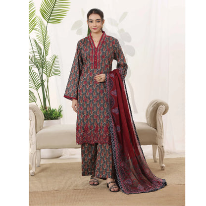 USN-22 Embroidered Chikankari Lawn 3 Piece Summer Collection by saphron | Ready to Wear Pakistani Asian Eastern wear