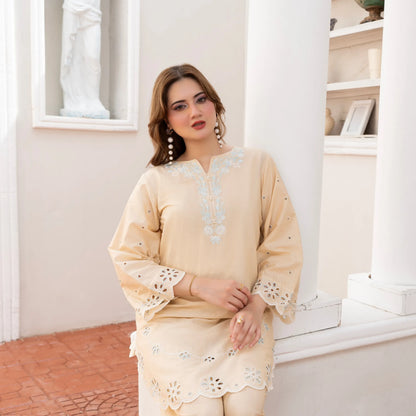 UA-243 Embroidered Lawn Summer Lawn Co-Ords Set by Umnaa