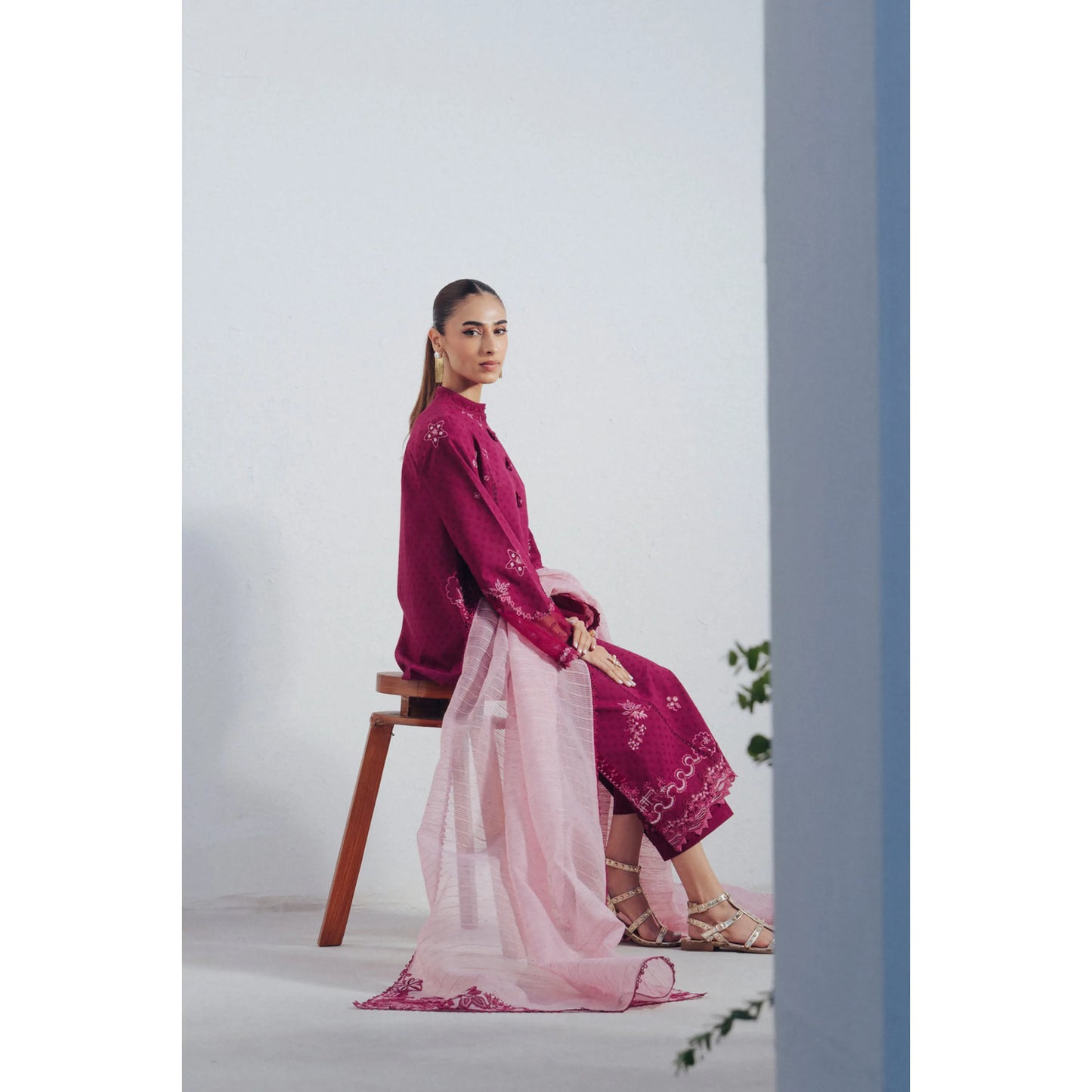 UQR-01 Qalamkar Basic Pret 26" Summer Collection | Ready to Wear Asian clothes