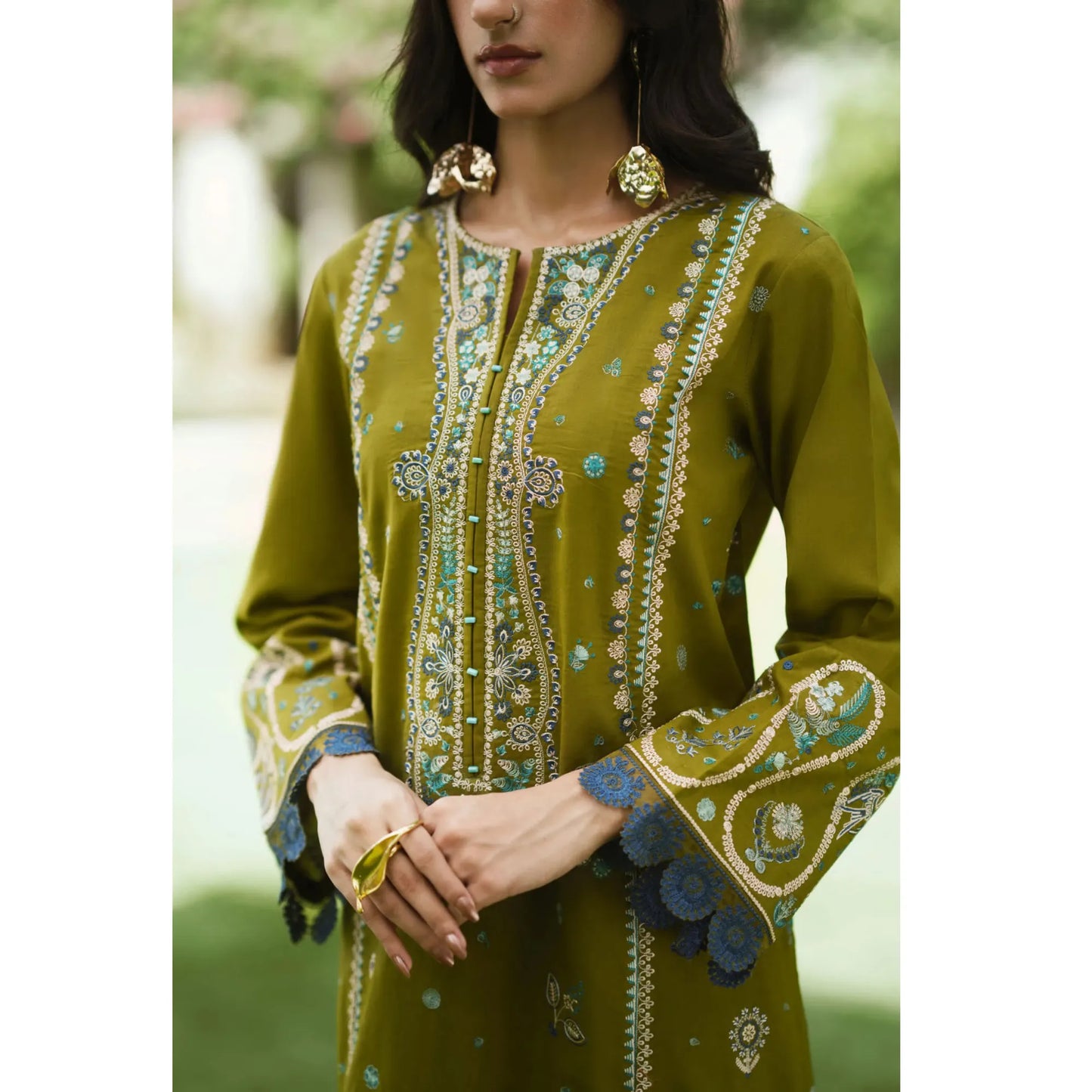 UCA-48 "Breath" Embroidered Cotton Lawn Collection | Casuallite