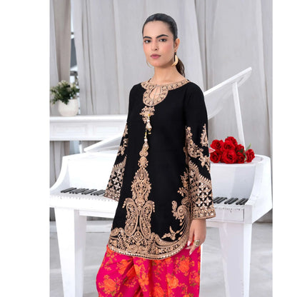UTT-25 " Ethnic" Cambric Cotton 3 Pc Collection | Traditional Thread