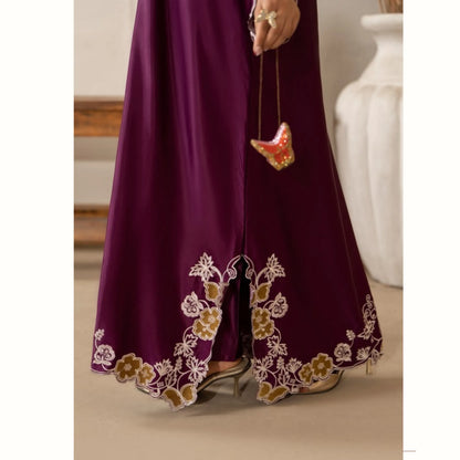 RA-39 Embroidered kaftan 2 Pc - Raniya.h
