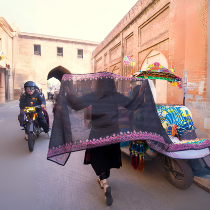 UCA-15 3 Pc Embroidered Cambric Cotton Ready to Wear Eid Collection by Casuallite