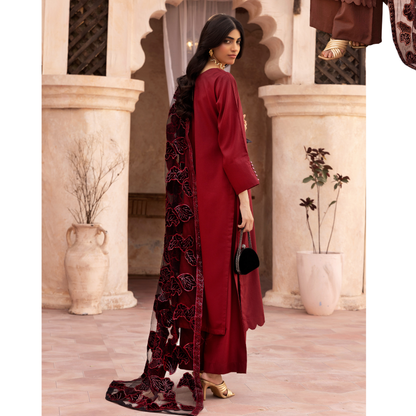 UMS-45 NURA LUX by Simrans Laserkari Dhanak Winter Collection | Ready to Wear | Asian Clothes