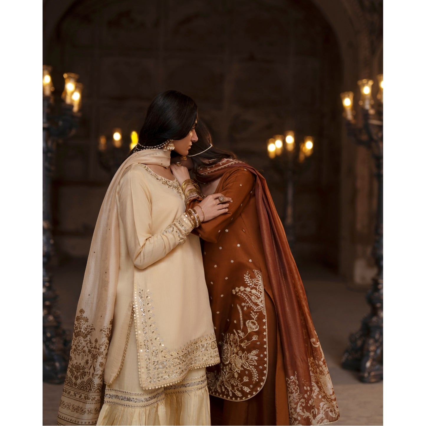 UCA-35 Darbar Festive Drop Embroidered Collection by Casuallite