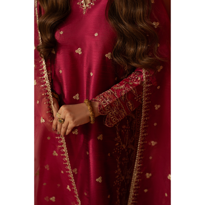 UA-170 Raw Silk Embroidered Festive Collection