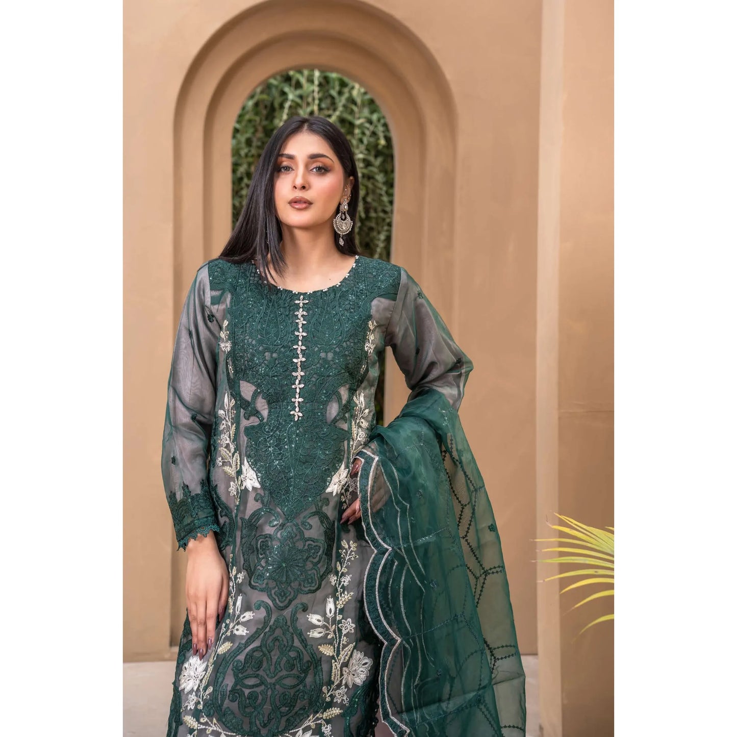 UMRZ-56 Maria.b Oraganza by Rangz Embroidered Festive Organza Collection