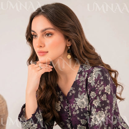 UA-197 Printed Poly Lawn frock 3 Pc Collection Ready to Wear Pakistani Asian clothes