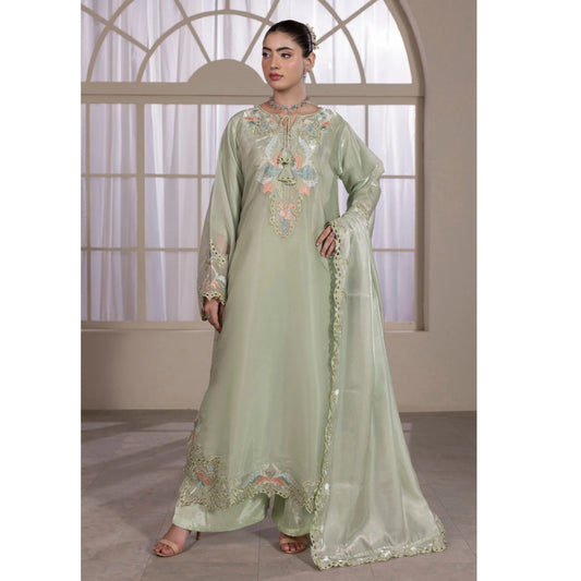 UA-203 Embroidered Festive kaftan Silk Collection by Umnaa | Pakistani Trendy Kaftan Asian Clothing
