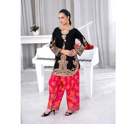 UTT-25 " Ethnic" Cambric Cotton 3 Pc Collection | Traditional Thread