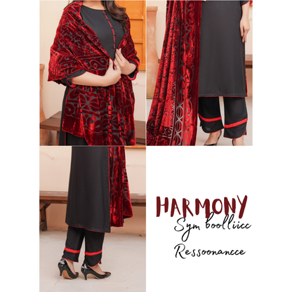 UMS-54 "Venus" by Simrans Palachi Shawl Linen Shalwar kammez Winter Collection