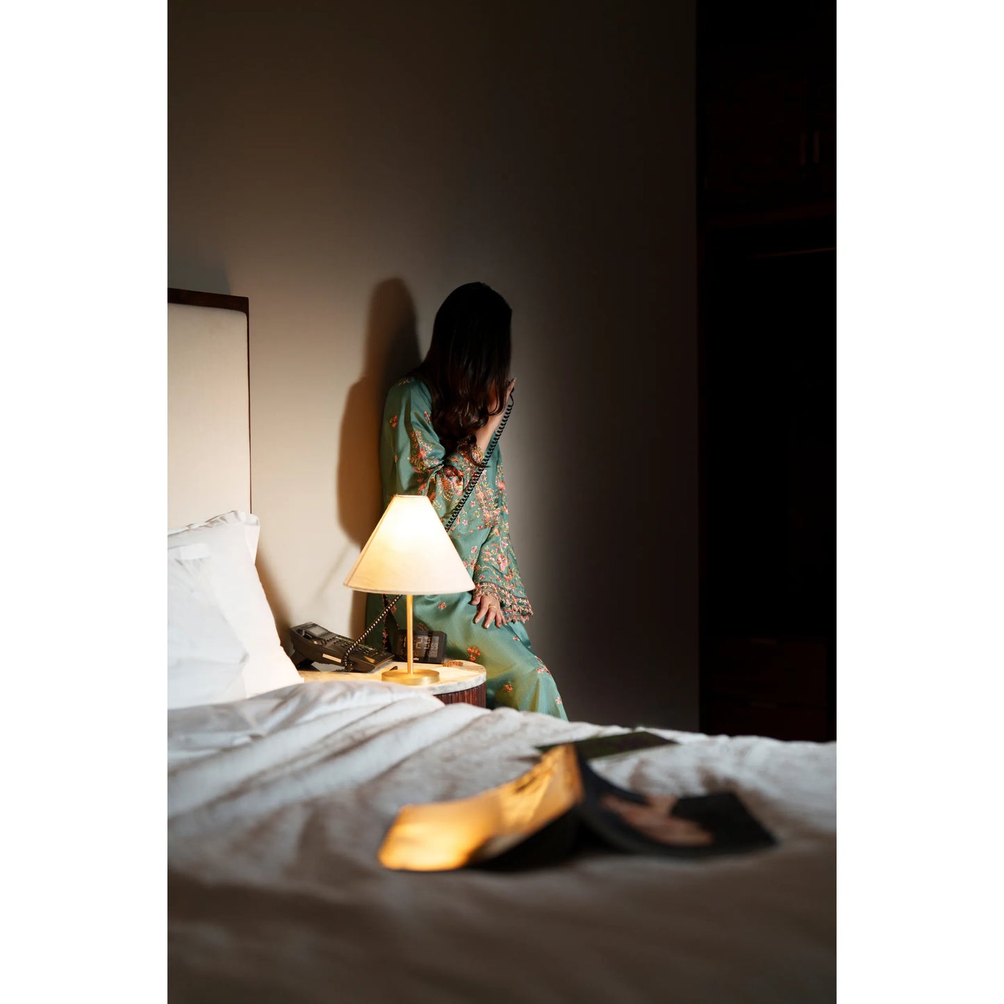 UCA-37 EALA Festive Embroidered Viscose Dress with Printed Silk Dupatta | Women’s Festive Wear Pakistani Designer Outfit by Casuallite