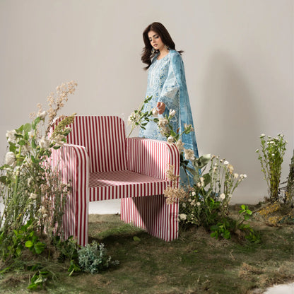 KC-1580 "AYRA" Embroidered Cambric Cotton Collection by Karma Collection