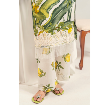 UA-94 3 Pc Embroidered Printed Summer Lawn | Ready to Wear | Umnaa