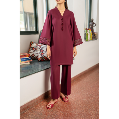 UCA-23 2 pc Summer Cotton Co Ord Set | Ready to Wear | Casuallite