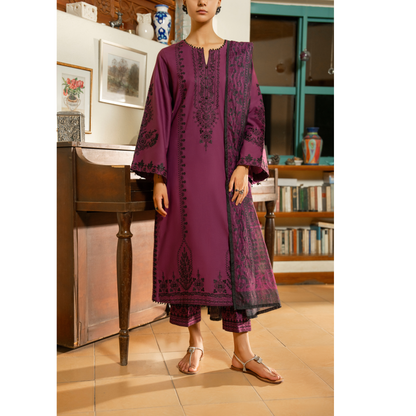 UCA-29 "Misha" Embroidered Linen Ready to Wear Winter Collection by Casuallite