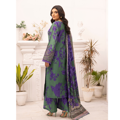 3 Pc Luxury Khaddar Ready to Wear Embroidered Printed Collection by Simrans