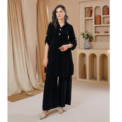 UMS-46 Velvet Co-Ords set by Simrans | Ready to Wear | Asian Clothes
