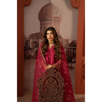 UA-170 Raw Silk Embroidered Festive Collection