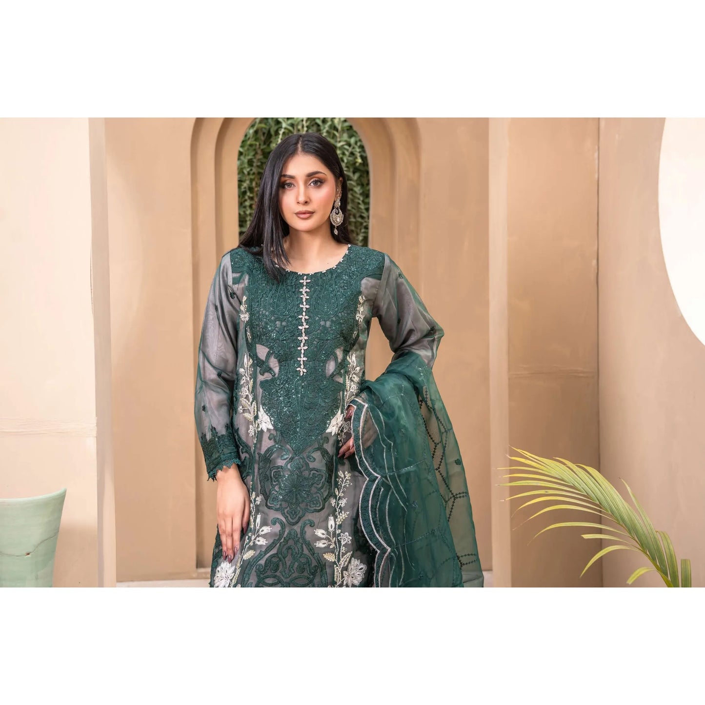 UMRZ-56 Maria.b Oraganza by Rangz Embroidered Festive Organza Collection