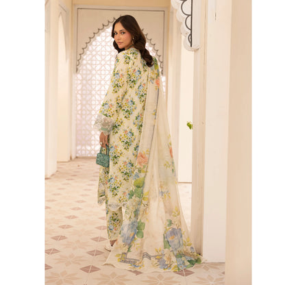 UMS-63 "Limelight" by Simrans Embroidered Printed Pure Lawn 3 Pc Collection Ready to Wear Pakistani Asian clothes