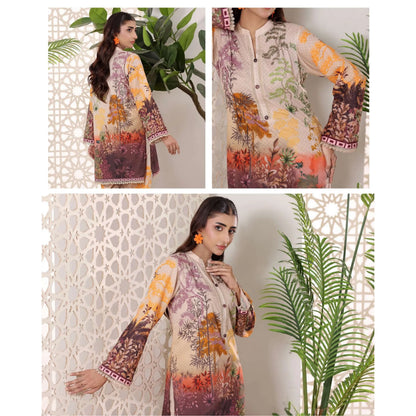 USN-19 Daily Pret Vol'8 Printed Lawn Co-Ords Set by Saphron Casual Co Ord Set Pakistani